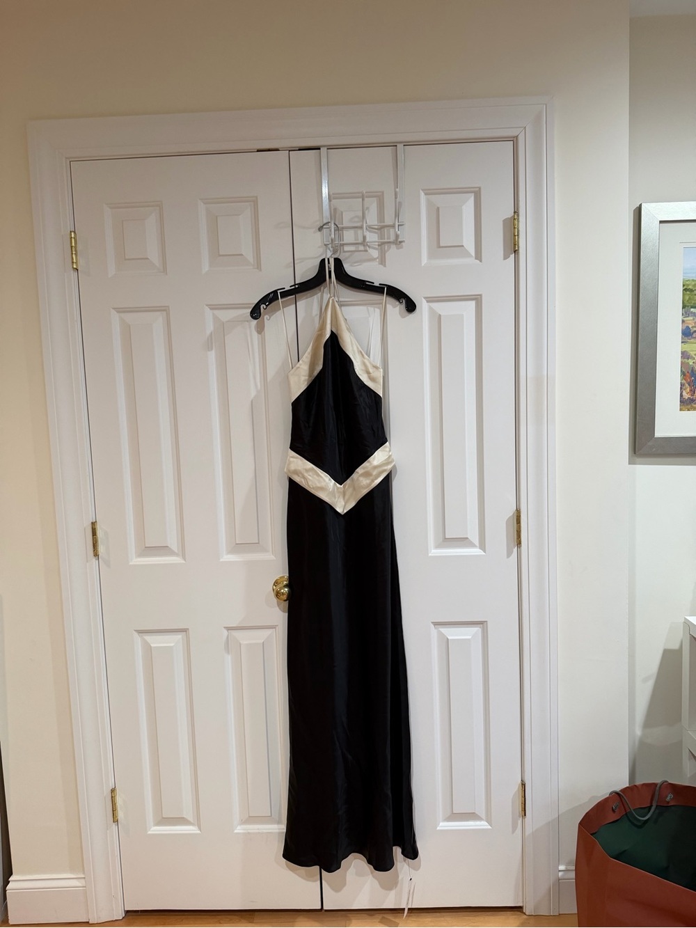 Reformation Jillian Silk Dress - Black SIZE 0 New With Tags - Picture 3 of 6